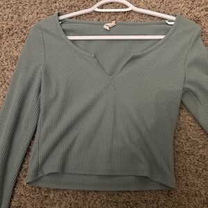 Longsleeve crop top